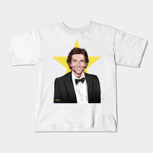 Bradley Cooper - An illustration by Paul Cemmick Kids T-Shirt